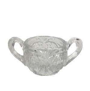 EAPG Cambridge Glass Sweetheart Child's Toy Sugar Bowl c1910 VTG